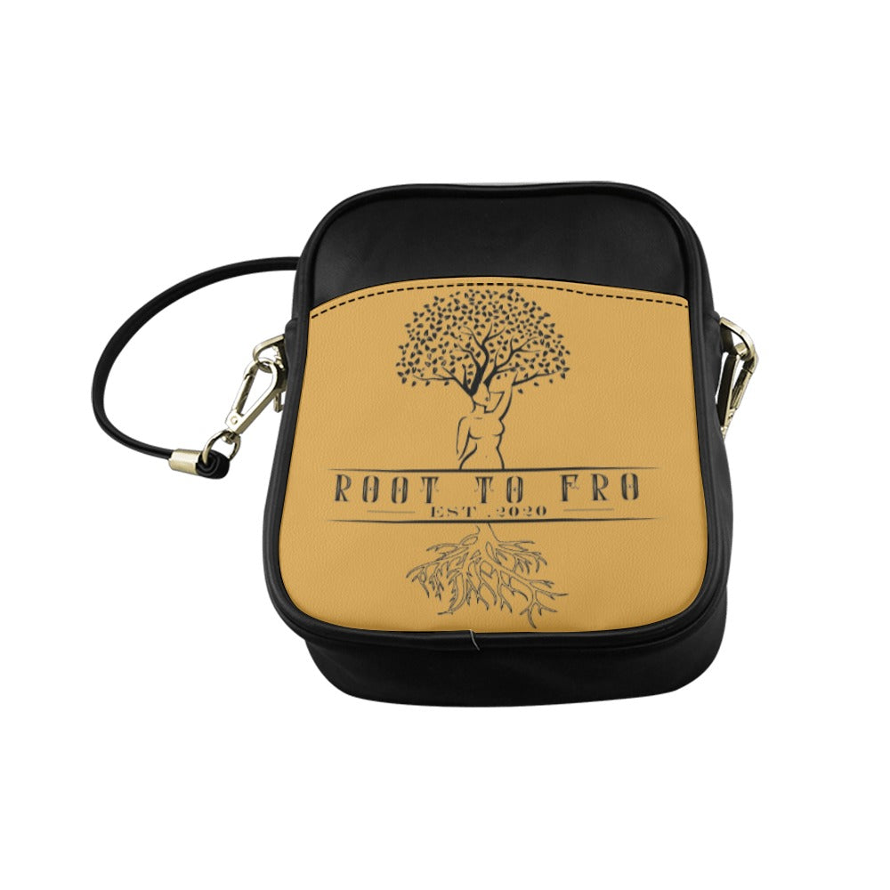 Root to Fro Gold Sling Bag