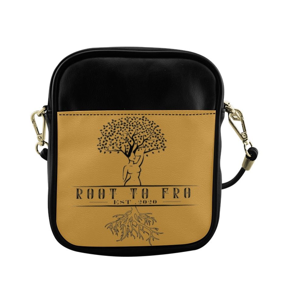 Root to Fro Gold Sling Bag