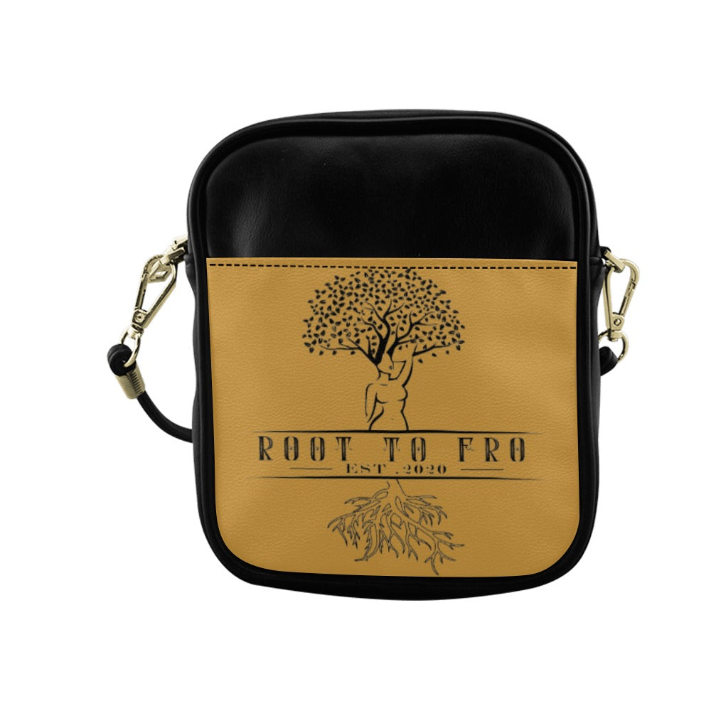 Root to Fro Gold Sling Bag