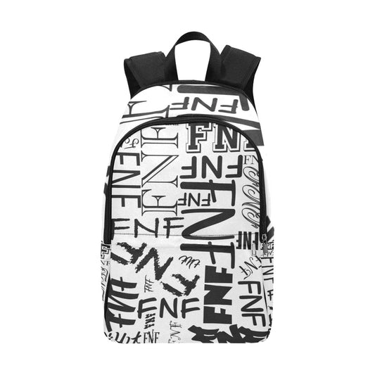 QUEEN_FNF black Fabric Backpack for Adult