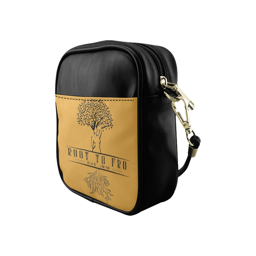 Root to Fro Gold Sling Bag