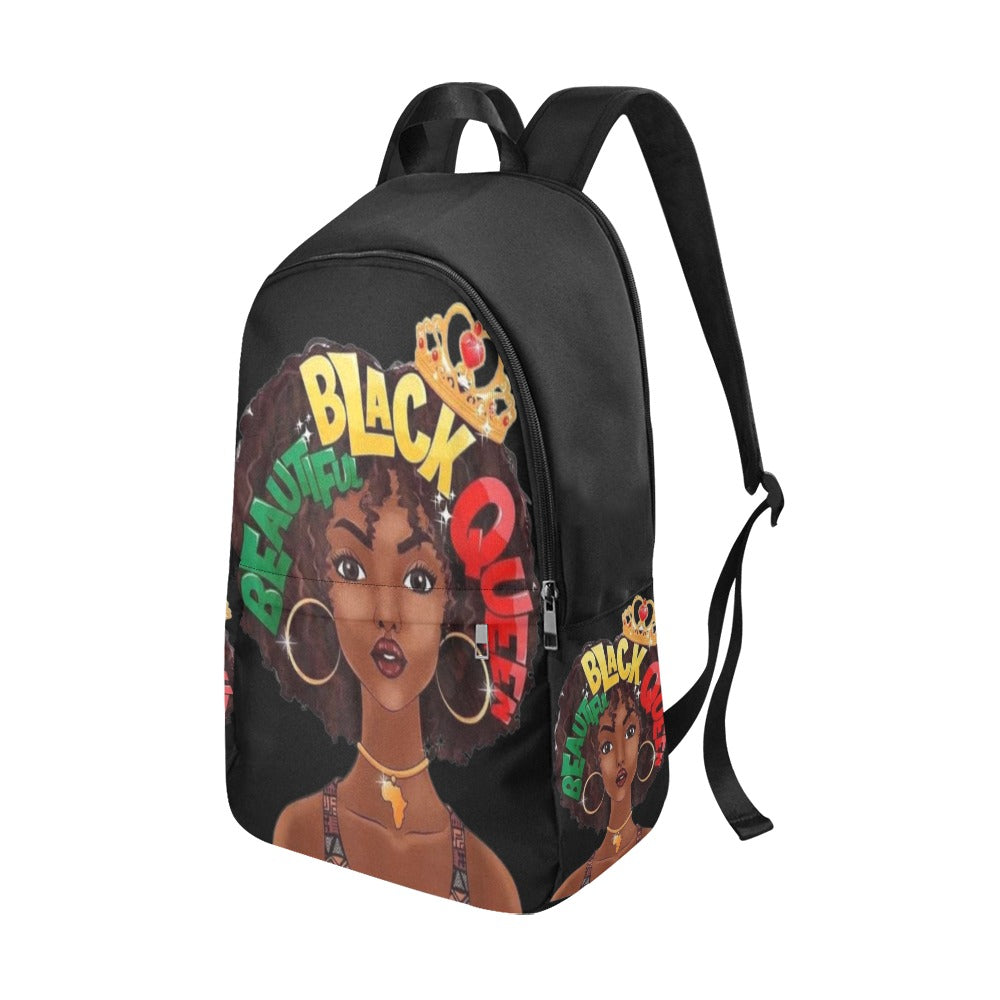 Beautiful Black Queen Backpack